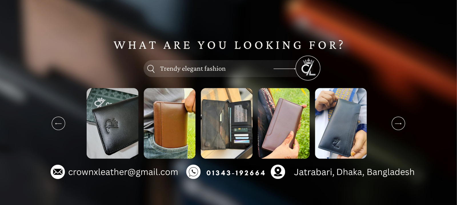 Crown Leather Cover